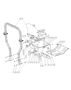 Part Location Diagram of 02002714 Cub Cadet Foldable Rops Assembly